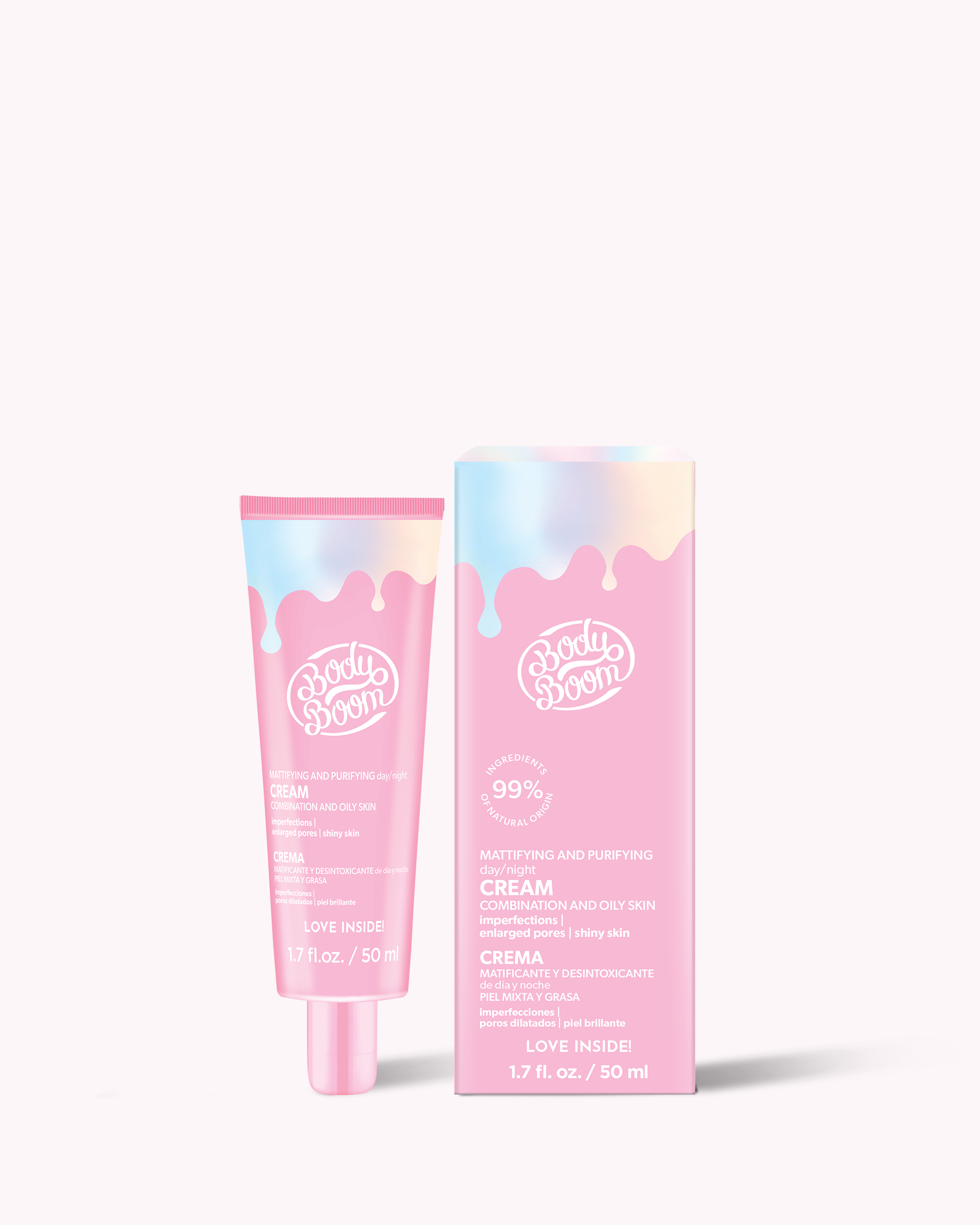 Crema hidratante piel mixta - BodyBoom Pink