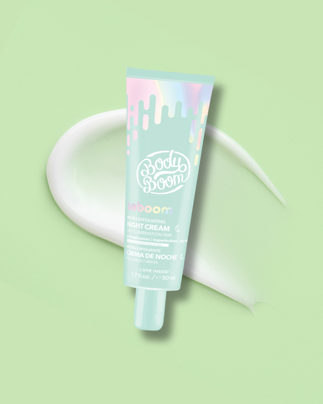 Crema de noche exfoliante - BodyBoom Seboom